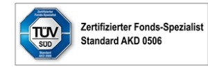 TÜV Logo - Zertifizierter Fonds-Spezialist
